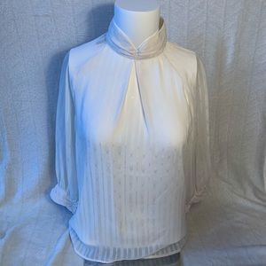 Willow Run boutique vintage blouse Sz 8